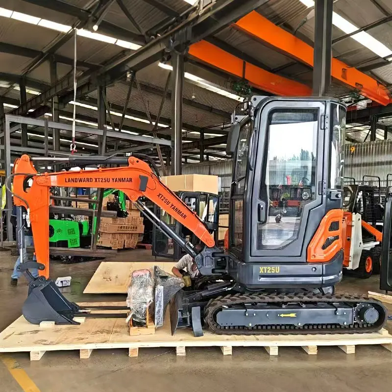Fast Delivery Mini Excavator 2.5 Ton Excavators Euro 5/EPA Customizable 1.8 Ton Small Bagger Sale Home use Mini Digger Excavator