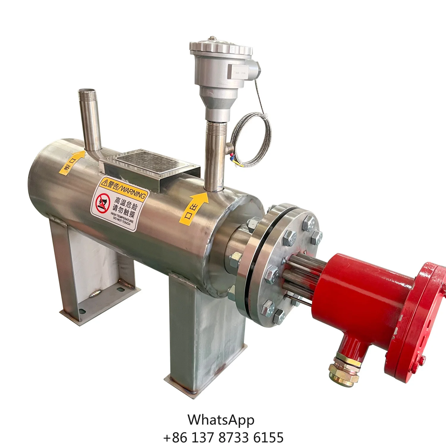 Electric Heater Manufacturer Industrial Compressed Air Pipeline Water Circulation Pipe Heater