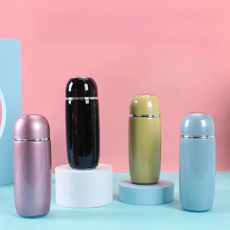 

170ml Mini 316 Stainless Steel Insulated Bottle Convenient Hand Warmer Pocket Cup Cute Thermos Bottle for Men and Women