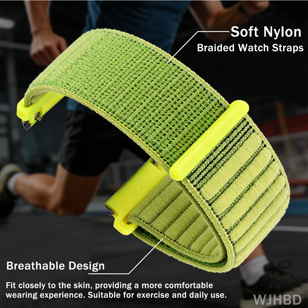 20mm 22mm Braided Band for COROS APEX 4 Pro APEX4 42mm APEX 2 2Pro 46mm PACE 4 3 2 Strap For Garmin Forerunner 570 265 Bracelet