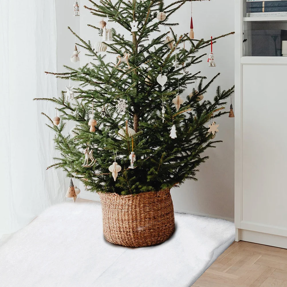 

2Pcs Artificial Snow Blanket Thick White Snow Carpet for Christmas Village Indoor Scenes Holiday Party Decoration Winter Decor