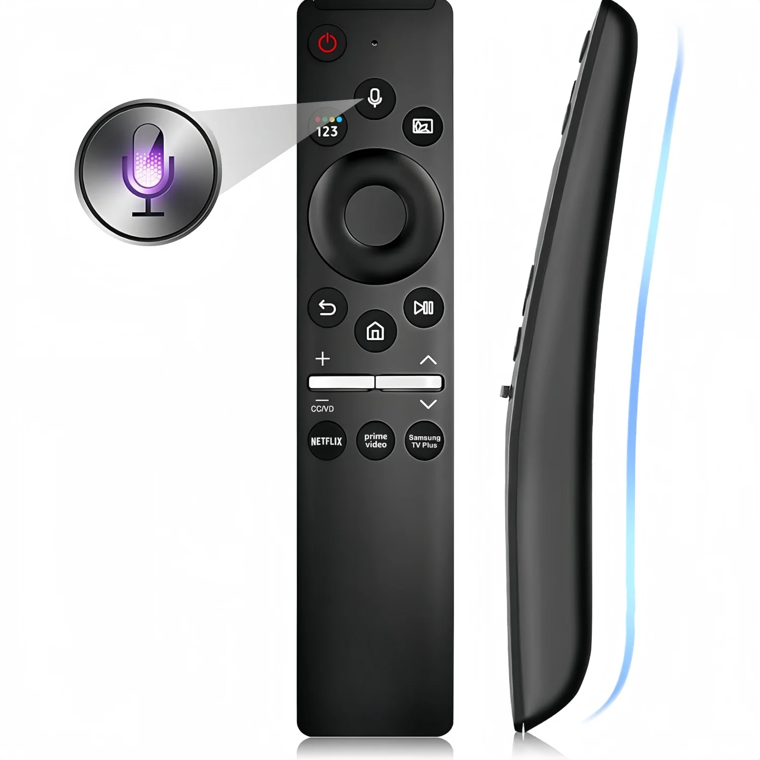 Control remoto por voz para Samsung Smart TV BN59-01330A para todos los Samsung para Frame Crystal UHD Curvo Neo QLED OLED Smart TVs