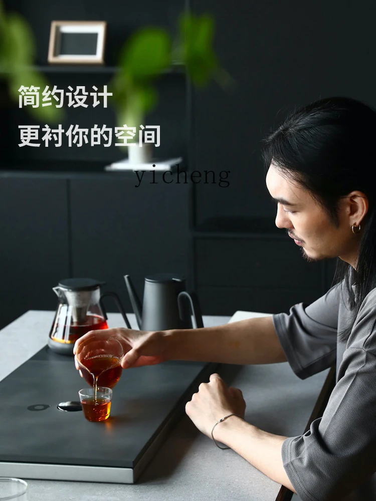 Tqh mesa de chá embutida chaleira inferior automática cervejeira de água mesa de chá chaleira elétrica automática