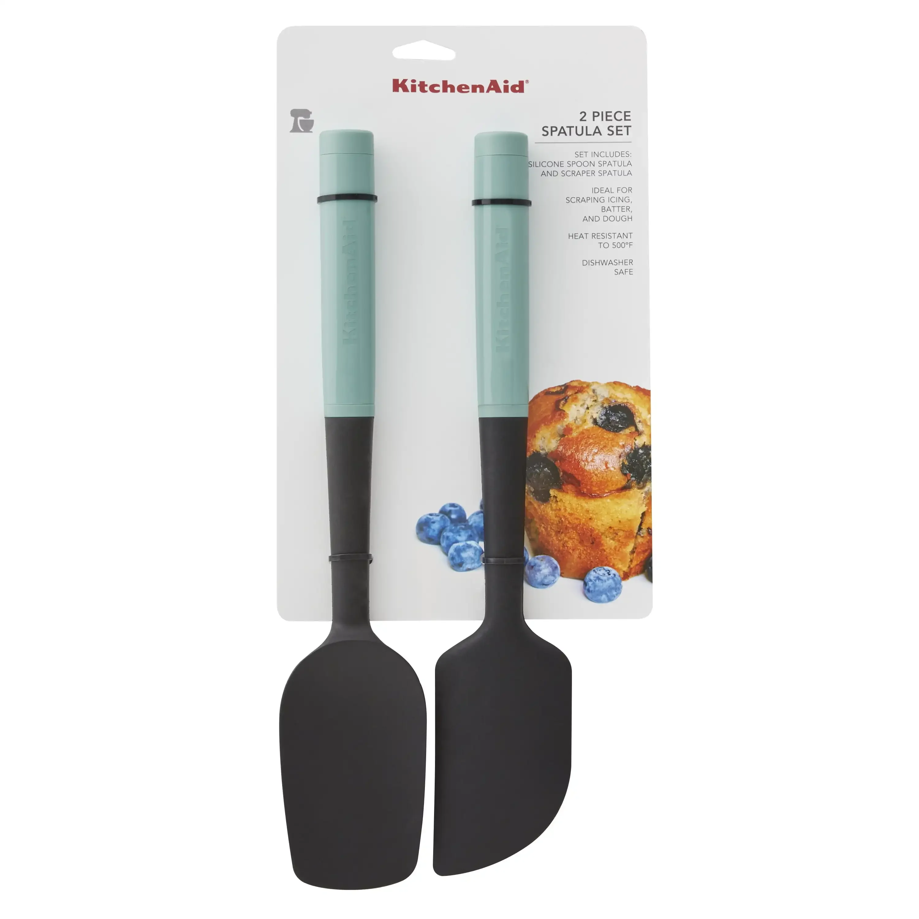 Two-Piece Spatula Set | Heat-Resistant and Flexible | Baking and Cooking Essential | Gift for the Home Chef