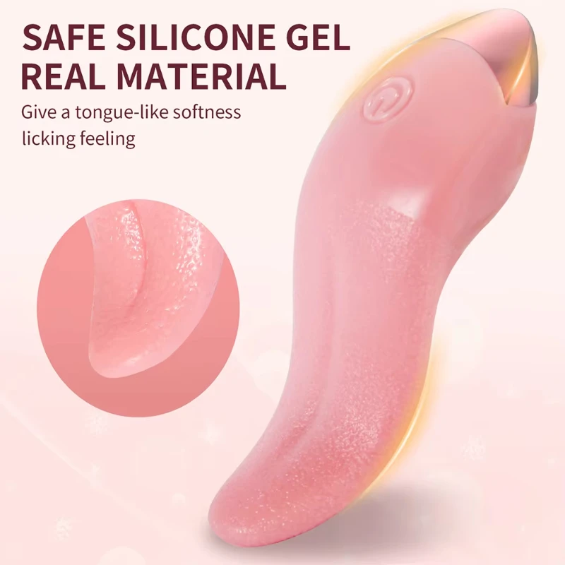 Realistic Tongue Licking Vibrator For Women Clitoris Stimulation Blowjob Female Orgasm Sex Machine Adult Sex Toys For Women Hot image 3