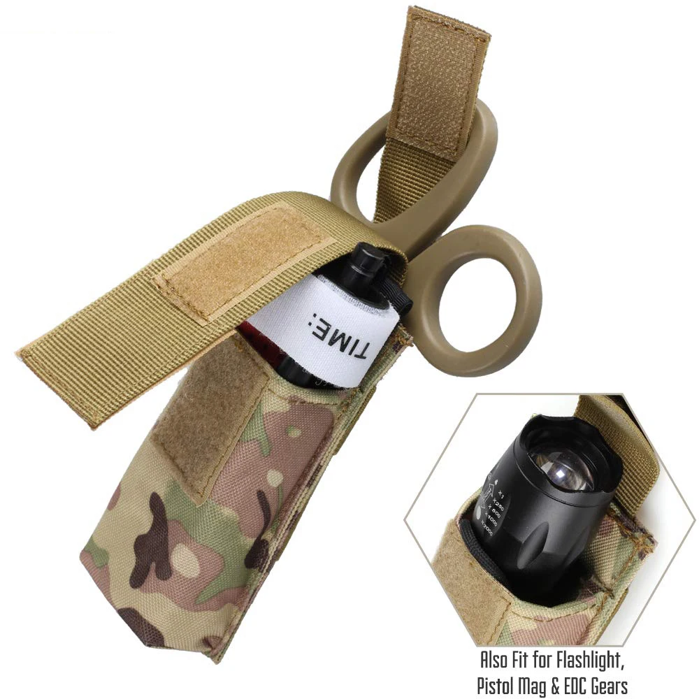 Funda MOLLE porta-torniquete táctico universal para cinturón de combate - imagen 4