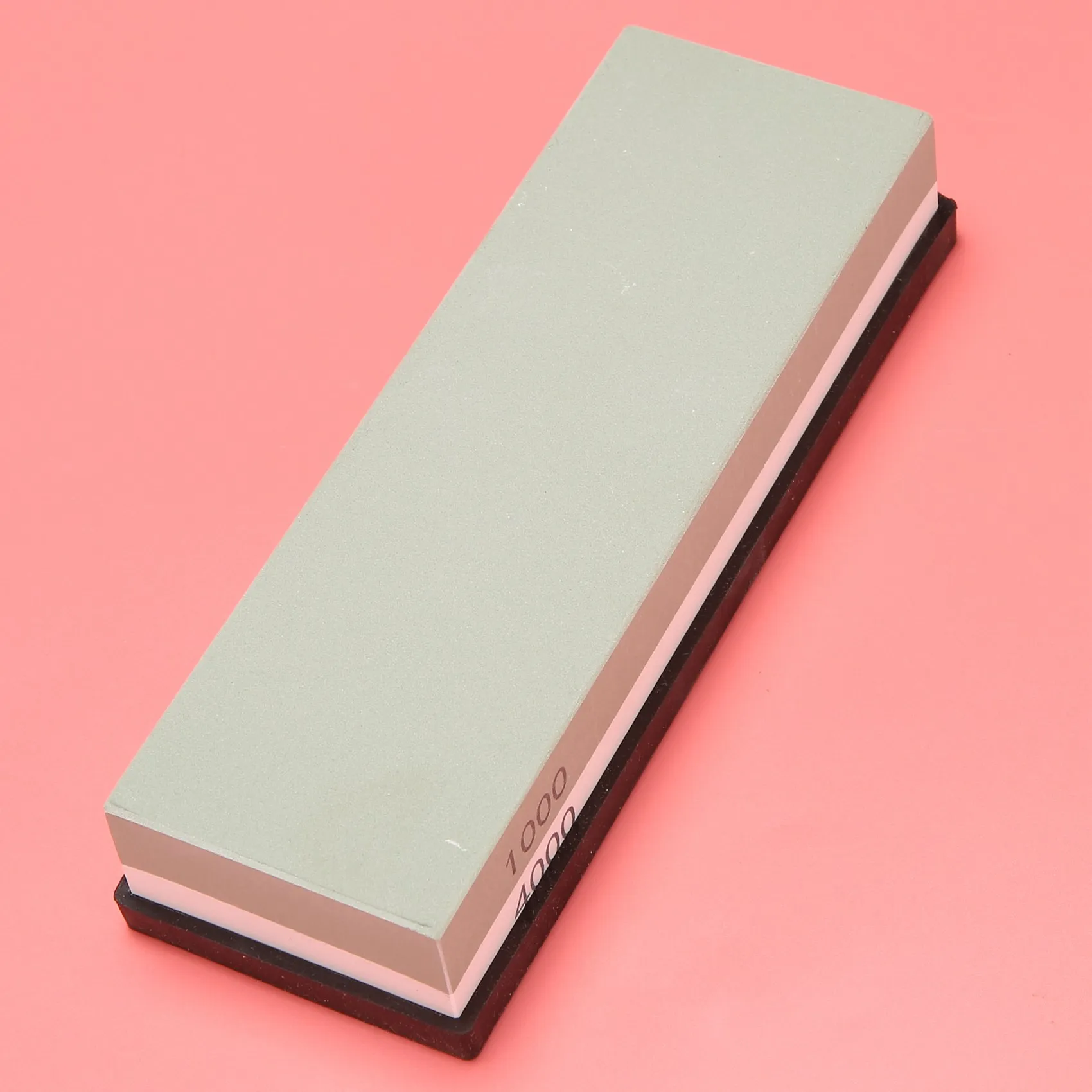 ABUN Whetstone Sharpening Stone 1000/4000 Grit Dual Sided Knife Sharpener with Non-Slip Base Holder