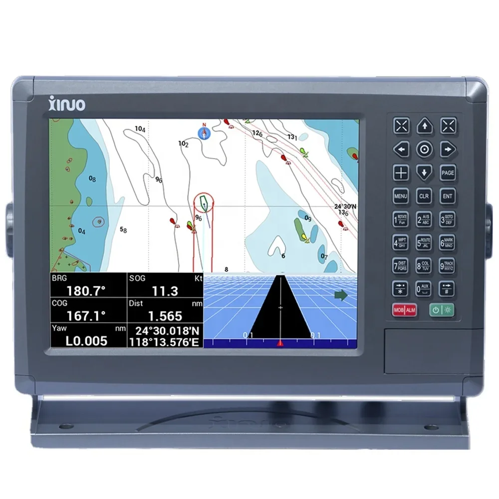 XF-1069B XINUO 10 Inch Marine GPS Chart Plotter with Class B AIS Transponder