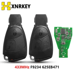 XNRKEY 2/3 düğme NEC uzaktan anahtar Fob Mercedes Benz B C E ML S CLK CL kontrol anahtarı 1996-2005 araba anahtarı 433Mhz