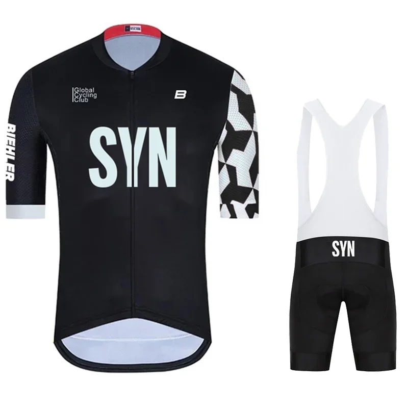 2025 SYN Summer Short Sleeve Jersey Breathable Road Bike Uniform MTB Shirt Bicycle Men Cycling Clothing Set Ropa Ciclismo - view 4