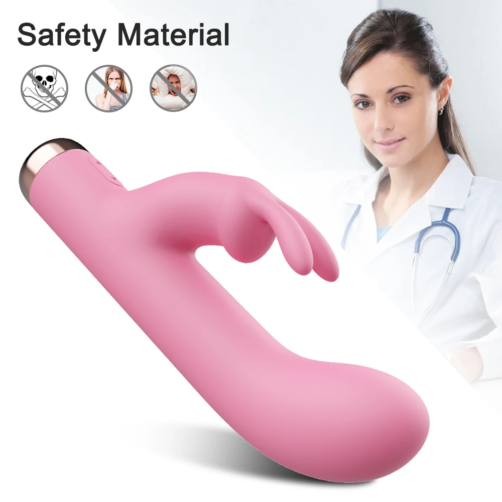 Mini Rabbit Vibrator for Women Clit Clitoris Stimulator G Spot Dildo Silicone Sex Toys Masturbator Female Adults Goods