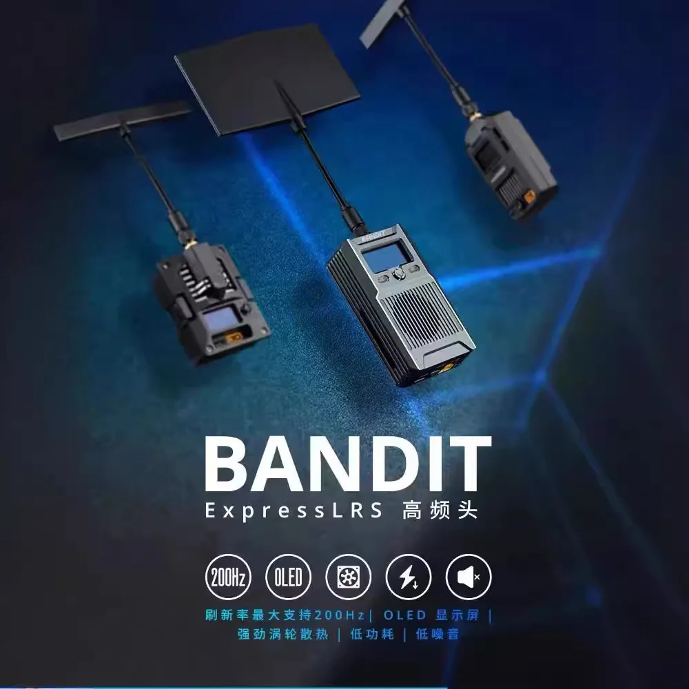 RadioMaster Bandit Nano Errs High Frequency Head 915M Receiver for Model Aircraft Remote Control