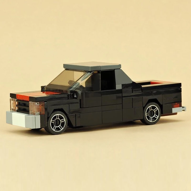 City Car Model MOC Building Bricks Multi-Functional Pickup Truck Modular Technology Children Holiday Gifts Assemble Toys Suit