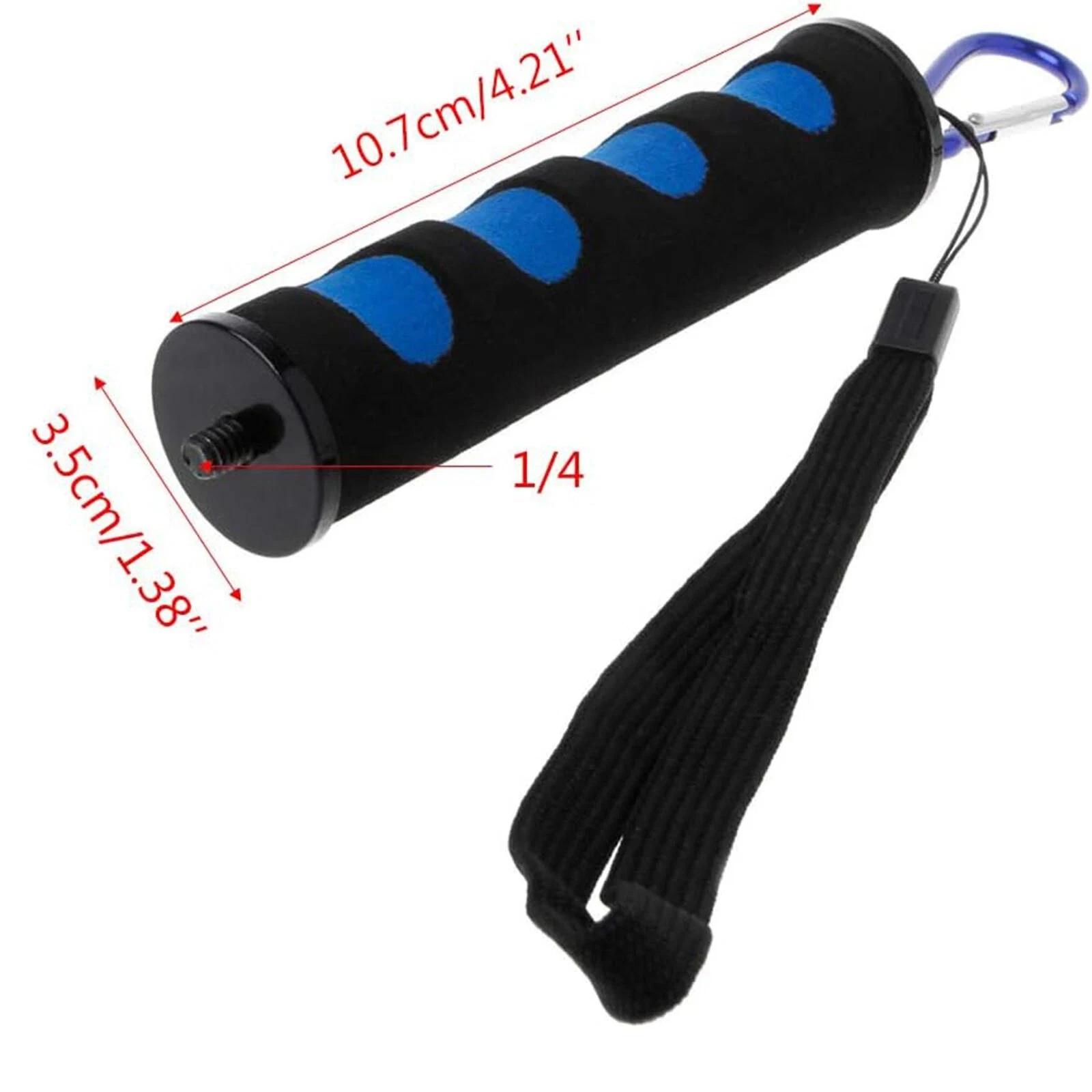 Anti-Skip-Schwamm 1/4'' Schraubengriff-Griffstabilisator für Kamera/DSLR, 1/4 Schraubgewindegriff, 1/4-20 Schraubgewinde Artikel 1/4" Hand