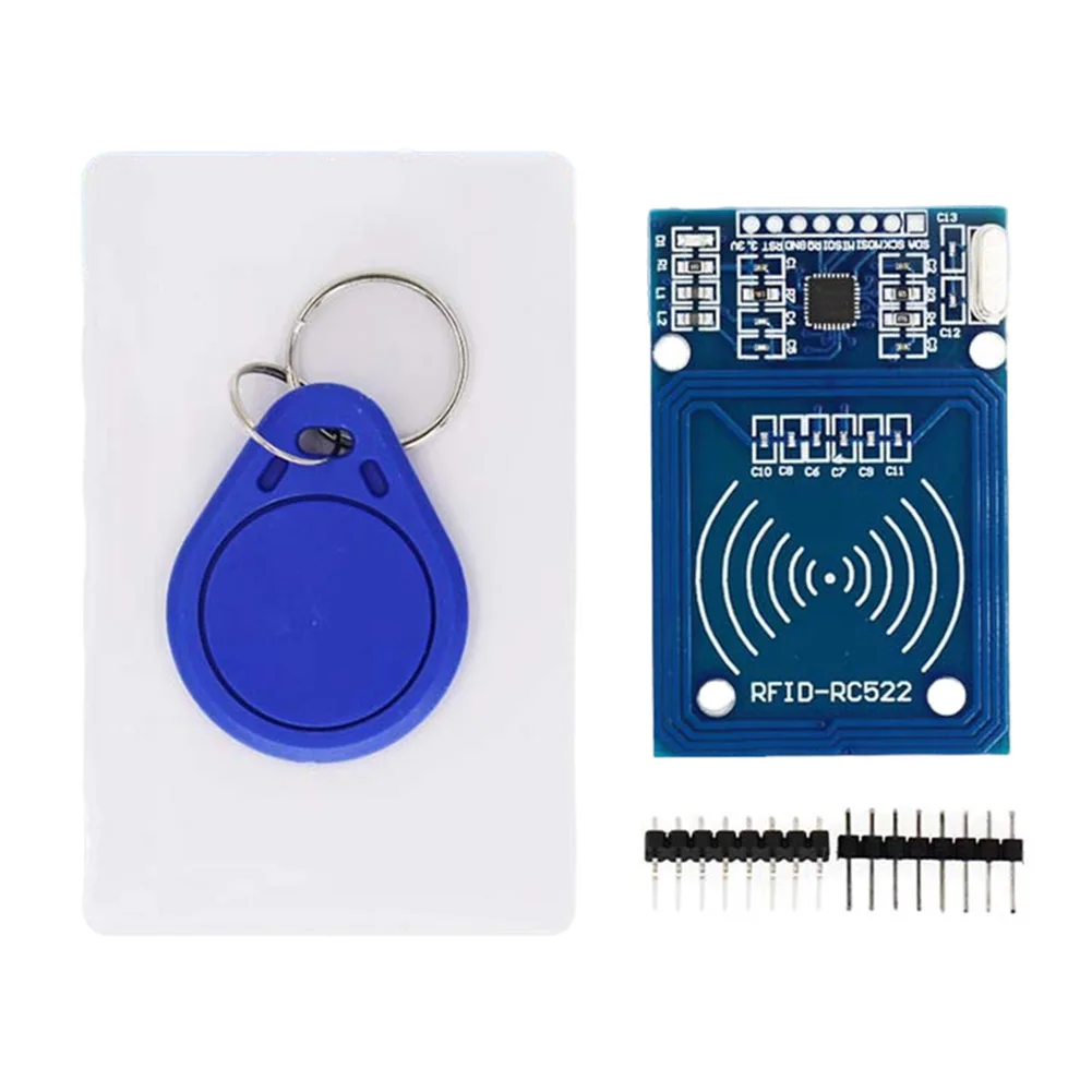 وحدة RFID RC522 مجموعات MFRC-522 وحدة القرب بطاقة IC 13.56 ميجا هرتز مع العلامات SPI الكتابة قراءة سهلة الاستخدام حجم صغير