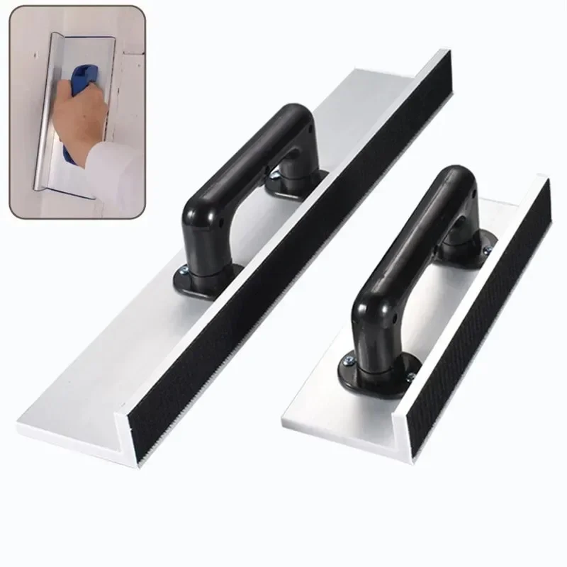 Aluminum Corner Sandpaper Holder – Self-Adhesive 90° Inside Edge Sanding Frame, 250x94mm, For Wall & Wood