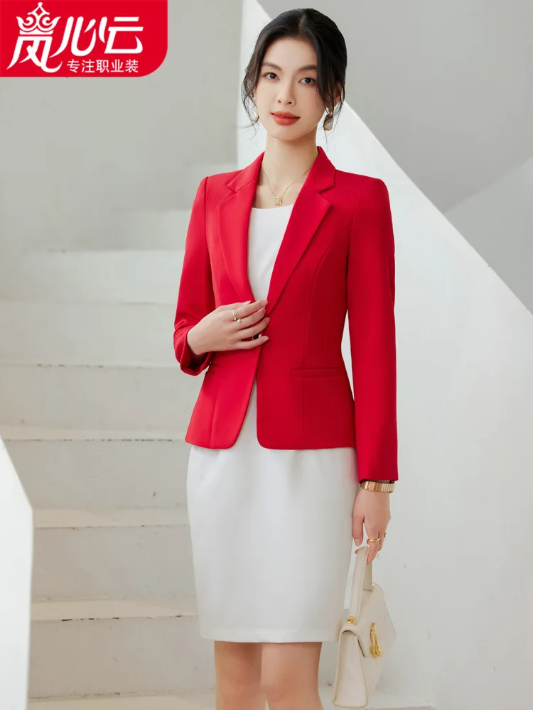 Spring Beauty & Health Club Work Clothes Beauty Work Wear Confinement Center Suit Temperament Teacher Work Clothes Female8921