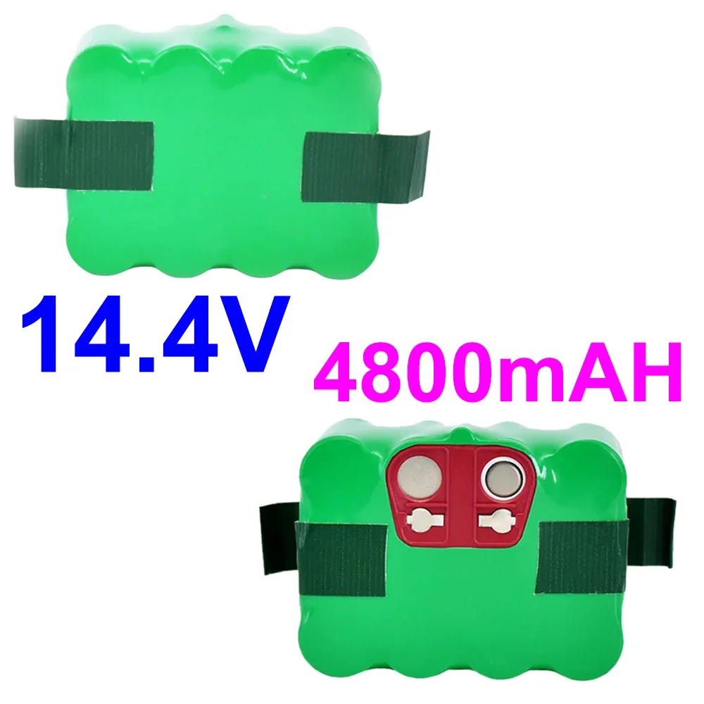 14.4V 4800mAh Vacuum Cleaner Battery for KV8 XR210, Cleanna XR210series Meidea M320, Zebot Z320, Kaily 310, A325