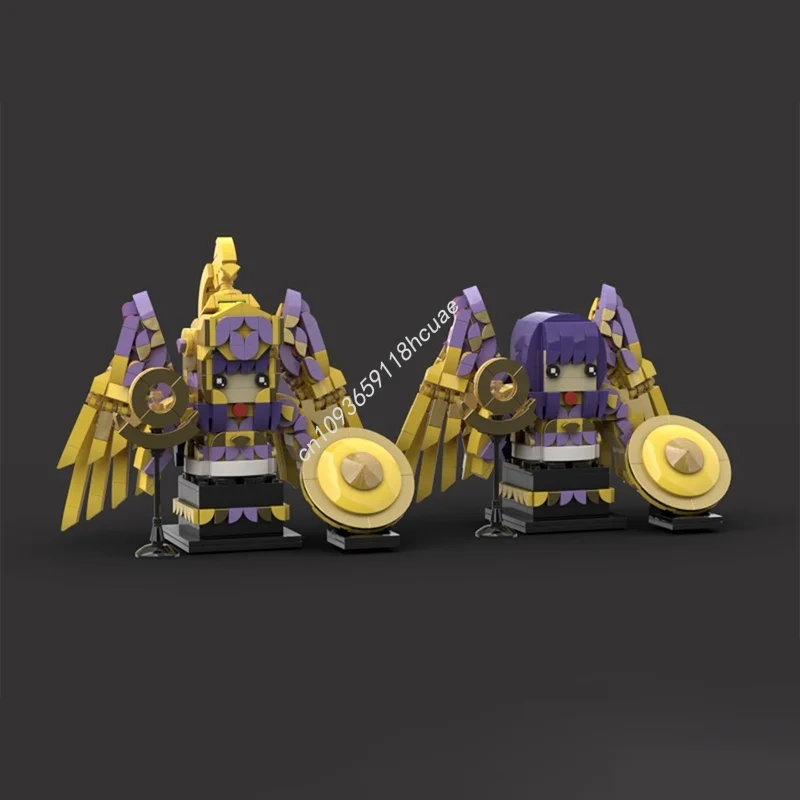 

1329 шт. MOC Athena «Goder Cloth» Brickheadz Строительные блоки Рождественский подарок Веселые и образовательные DIY Идеально подходят для молодых учащихся