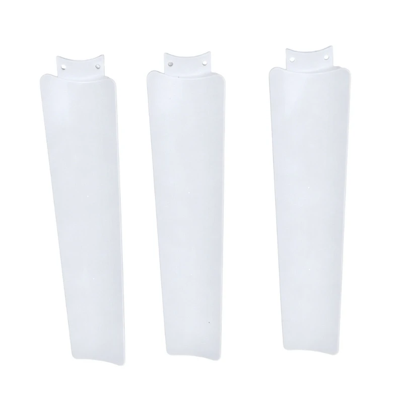 White ABS Fan Part Set for Ceiling Fan Repair Use, 3 Piece Pack