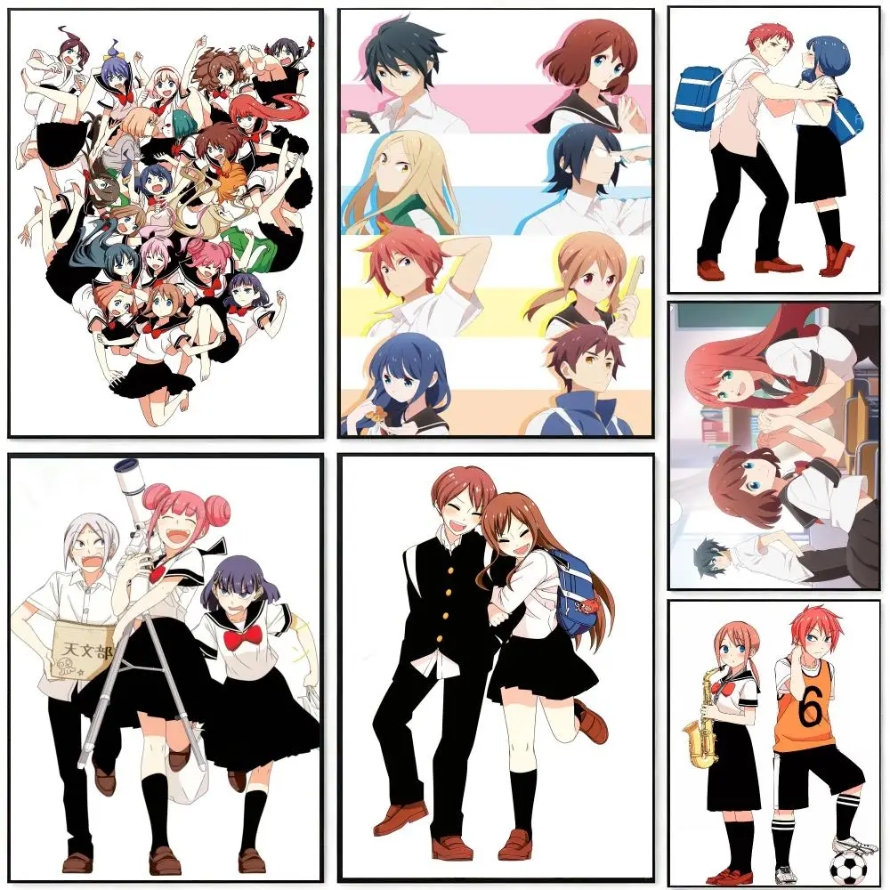 Anime T-Tsuredure Children Poster HD Waterproof Self-Adhesive Wall Art – Multi-Scene Use, Top Gift Pick