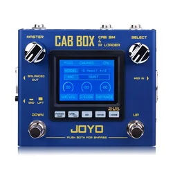 JOYO R-08 CAB BOX Guitar Effect Pedal Amp Simulation Pedal Support Third Party IRs Loading Cabinet Modeling