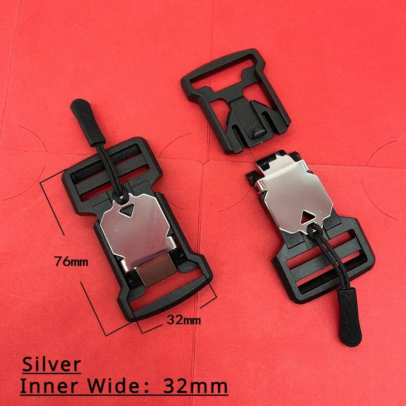 1pcs Magnetic Buckle 20/25/32/38mm Quick Release Buckles For Men Tactical Belt Molle Backpack Garment Military DIY Accessories