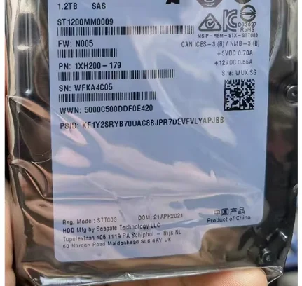 

For 1.2TB 10E2400 ST1200MM0009 ST1200MM0129 SAS Hard drive 1.2T