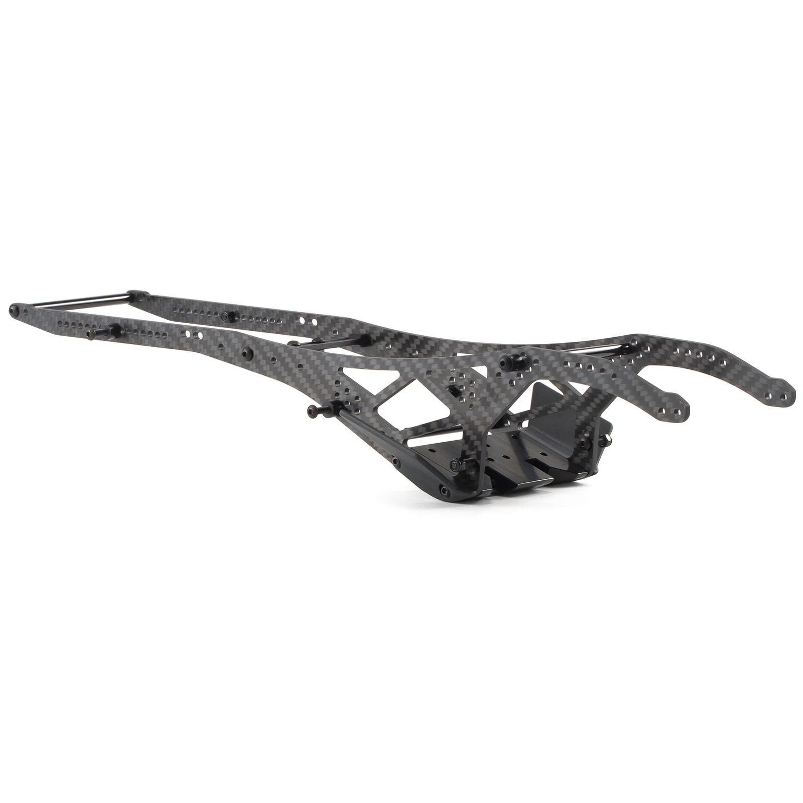 High Clearance V3 Carbon LCG Chassis Kit for 1/10 Comp Rigs Custom Crawler Build Capra F10 Offset Portal Axle