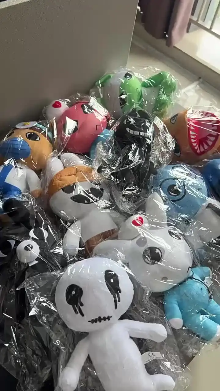 Official TWS Ghost Cat Plush Keychains – Ultra-Soft AliExpress
