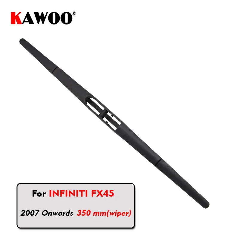 

KAWOO Car Rear Wiper Blade Blades Back Window Wipers Arm For Infiniti FX45 Hatchback (2007-) 350mm Car Accessories Styling