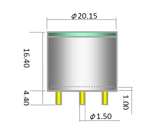 4ETO-DS Ethylenoxidsensor C2H4O Gassensor 0-10 ppm