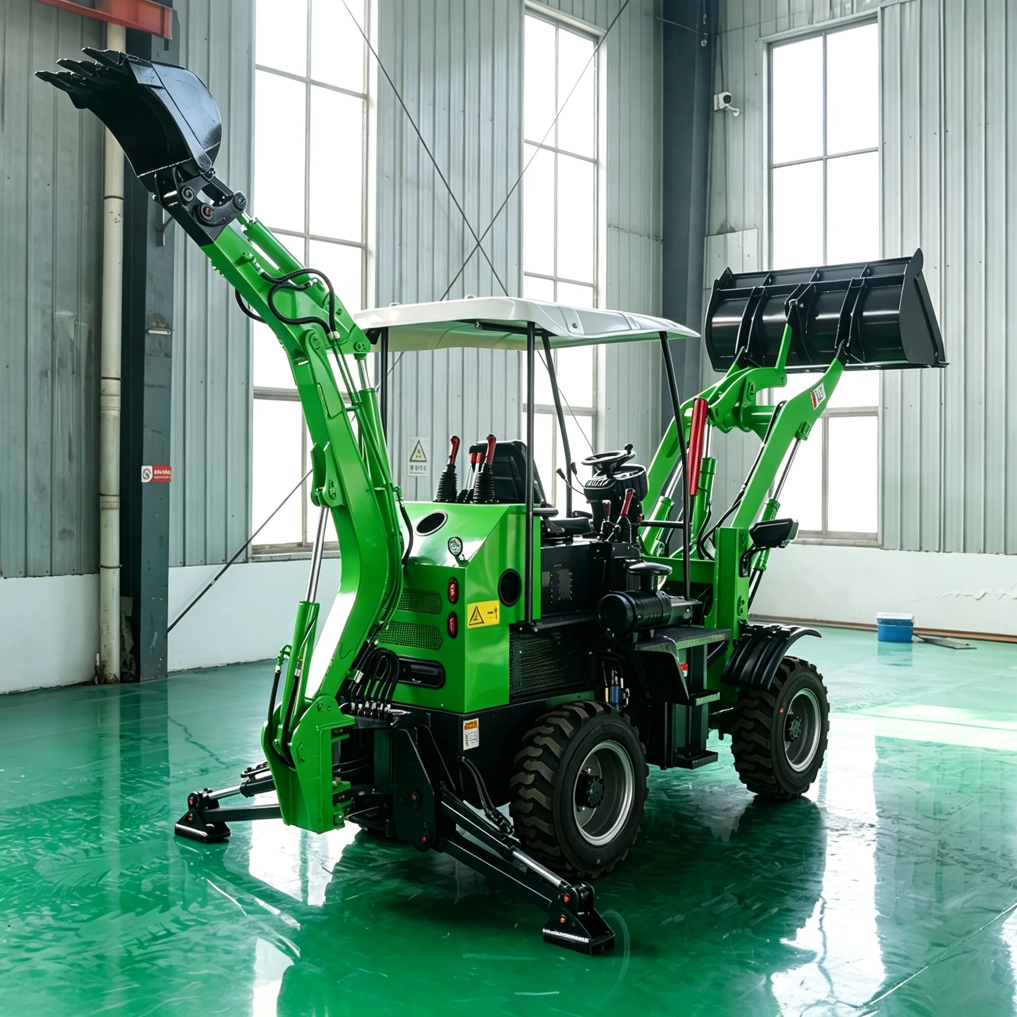 รถแบคโฮล้อเดอร์แบบปรับแต่งได้  - Heavy Equipment Working บทวิจารณ์และราคา