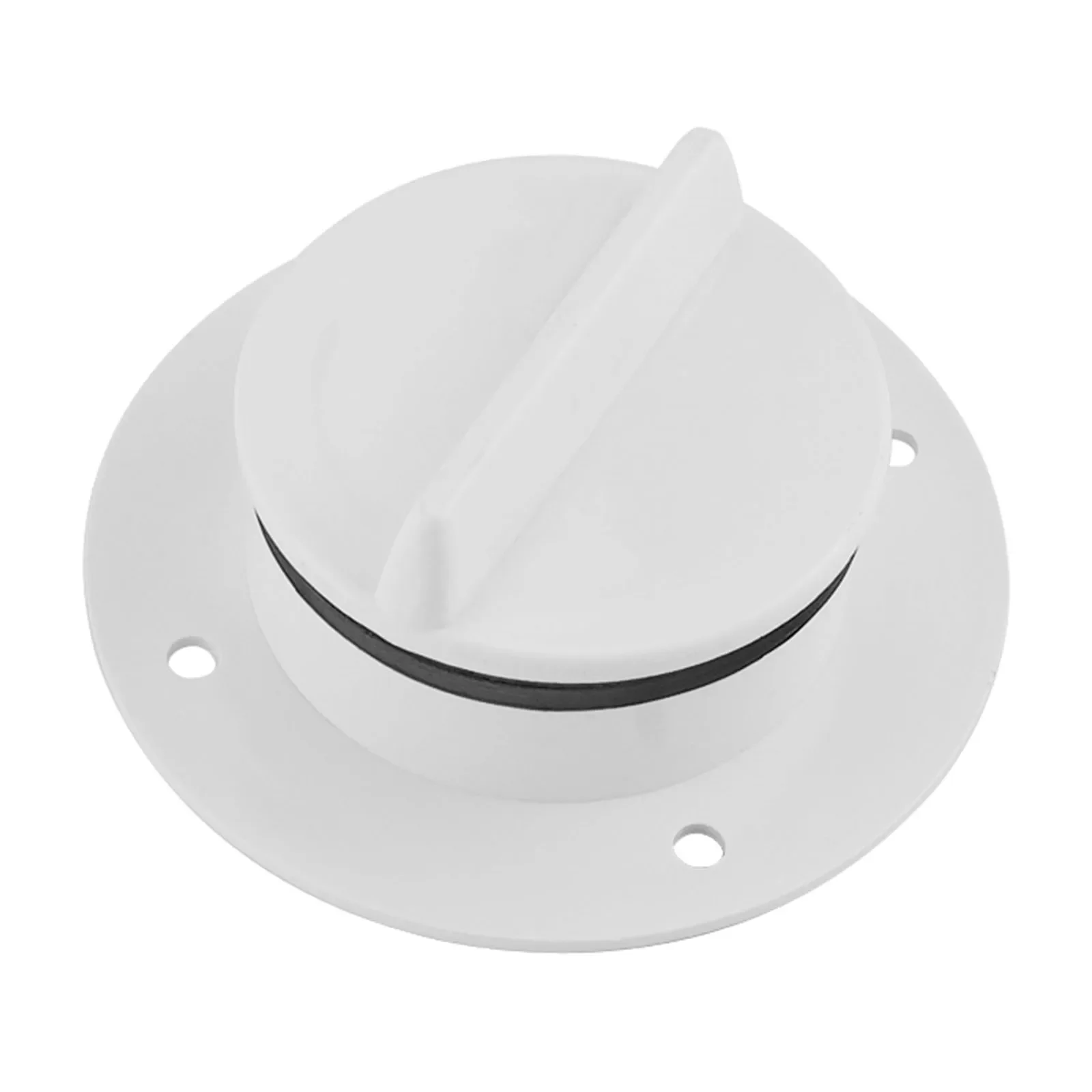 1 Pc Universal White Nylon Marine Transom Deck Mount Sided Drain Scupper Valve Screw Cap Bung Stopper Replacement Yachts Boats