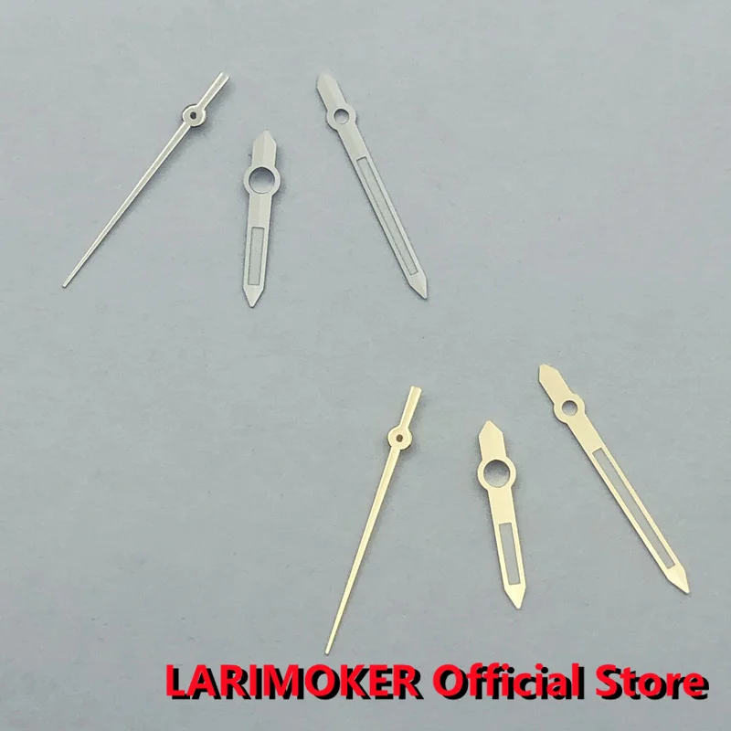 LARIMOKER New Silver/Gold Watch Hands With Green Luminous Suitable For NH35/Miyota /Mingzhu Automatic Movement Watch Accessories