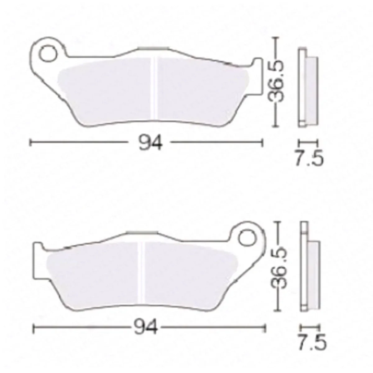 Front & Rear Brake Pad For KTM 125 144 200 250 300 350 450 505 530 SX EXC SXF 04-23