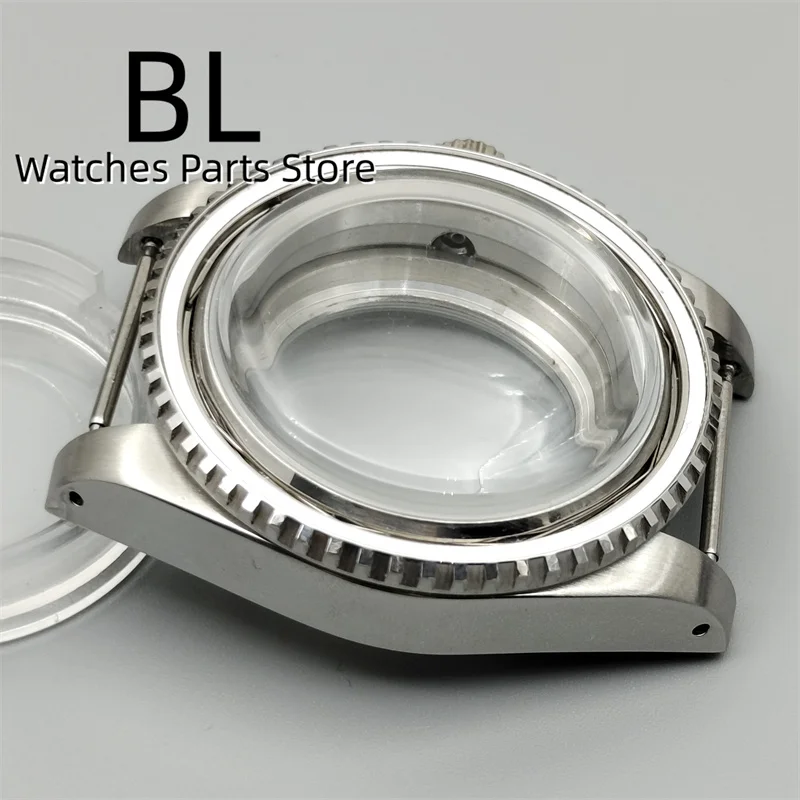 BLIGER 40mm Watch Case Vintage Ring With Domed Glass For NH34 NH35 NH36 ETA 2824 PT5000 Movement 200m Waterproof Acrylic Glass