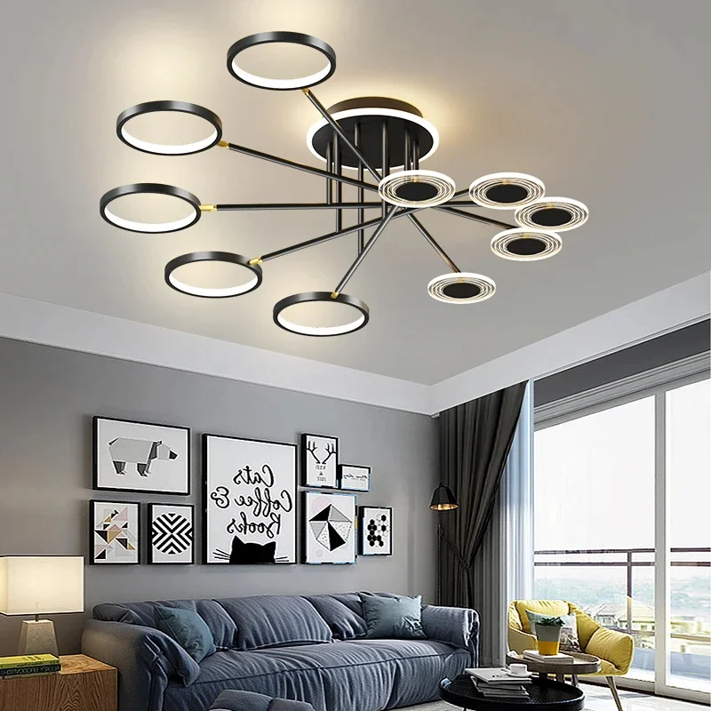 

AiPaiTe Modern lustre Led Ceiling chandelier Living room lights Decoration home Lamps for room,study and Bedroom