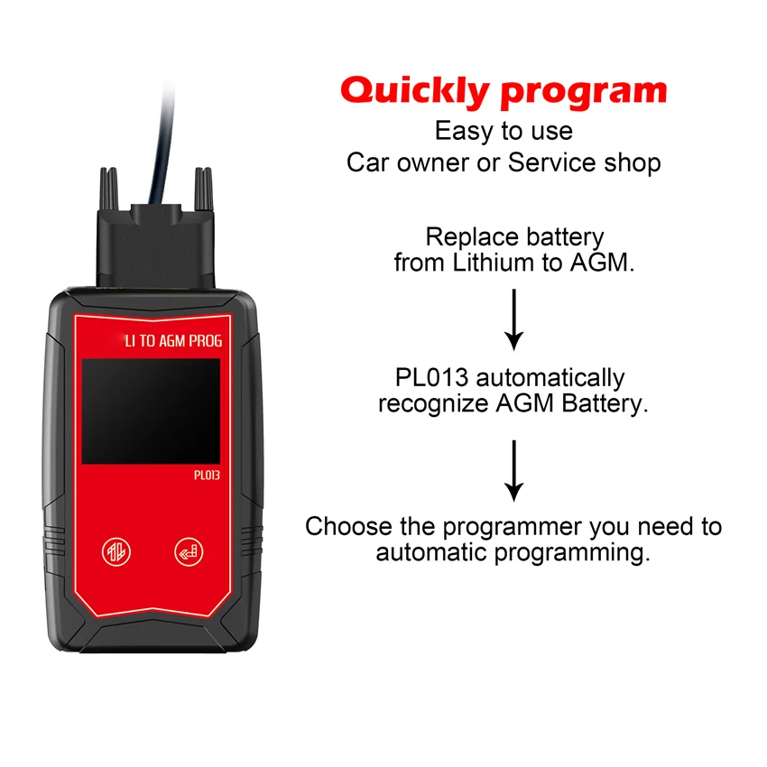 For PL013 PRO Porsche Cayenne 18-23 Lithium Battery Modified One Click Programmer