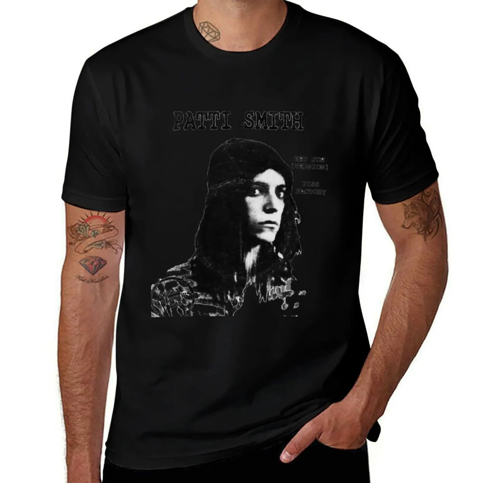 Patti Smith Lp T-Shirt Casual Trendy Streetwear Tee Shirt T-Shirt