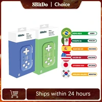 8Bitdo Micro Bluetooth Gamepad Mini controlador de juego de bolsillo para Switch, Android y Raspberry Pi, admite modo de teclado
