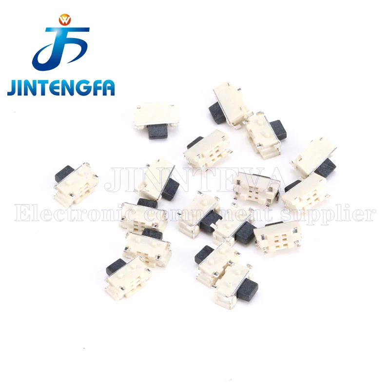 50PCS/Lot Micro Switch 2x4x3.5MM Bracket Tact Switch 2*4*3.5mm keys Side buttons Switch 2*4*3.5 SMD SMT MP3 MP4