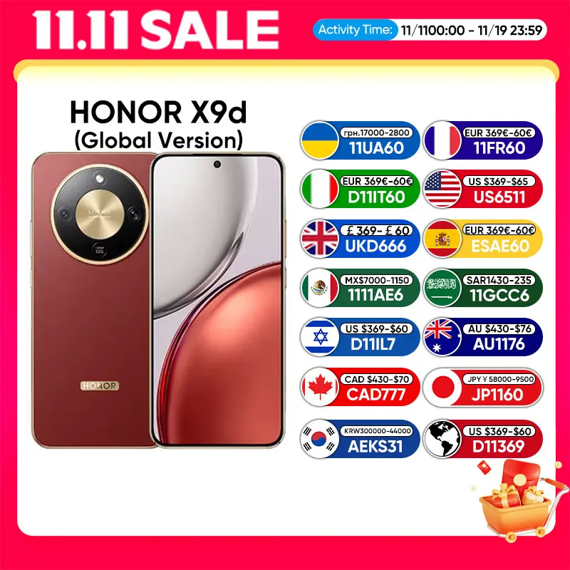HONOR X9d Global Version 5G Smartphone 6.79