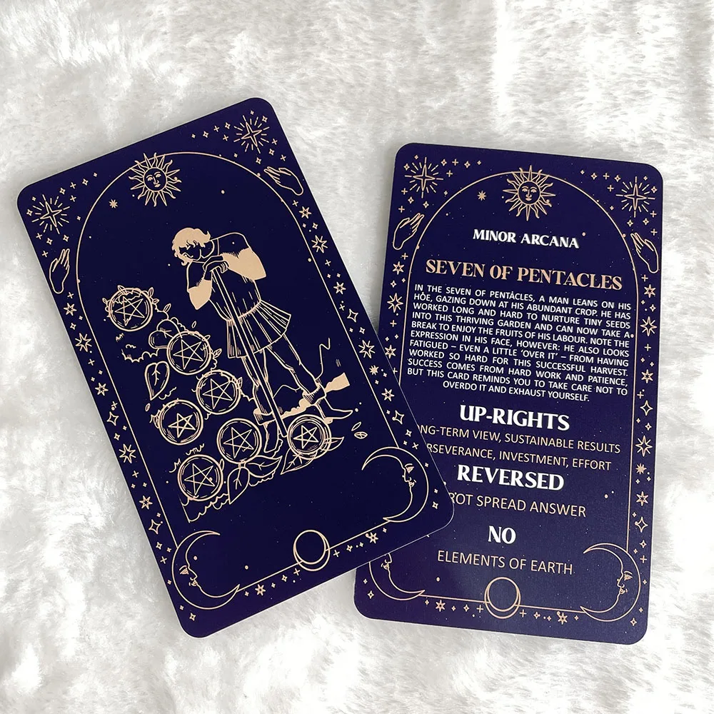 Classical Tarot Cards For Beginners, Radiant Wisdom Tarot Deck, 78-Cards With PDF Guidebook, Taro, Tarot Decks Unique, 12x7cm