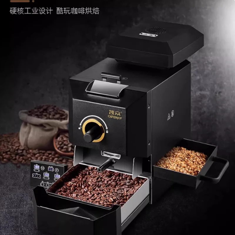 Mesin Pemanggang Biji Kopi Komersial Mesin Pemanggang Kopi Stainless Steel Mesin Pemanggang Kopi Tanpa Asap