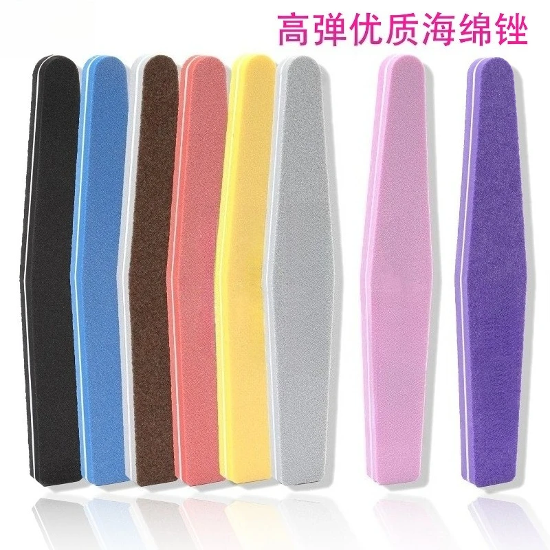 

Sponge File Rubbing Strip Diamond Shaped Nail File Polishing Strip Sanding Strip High Elasticity Tool Non Shedding Nail Repair