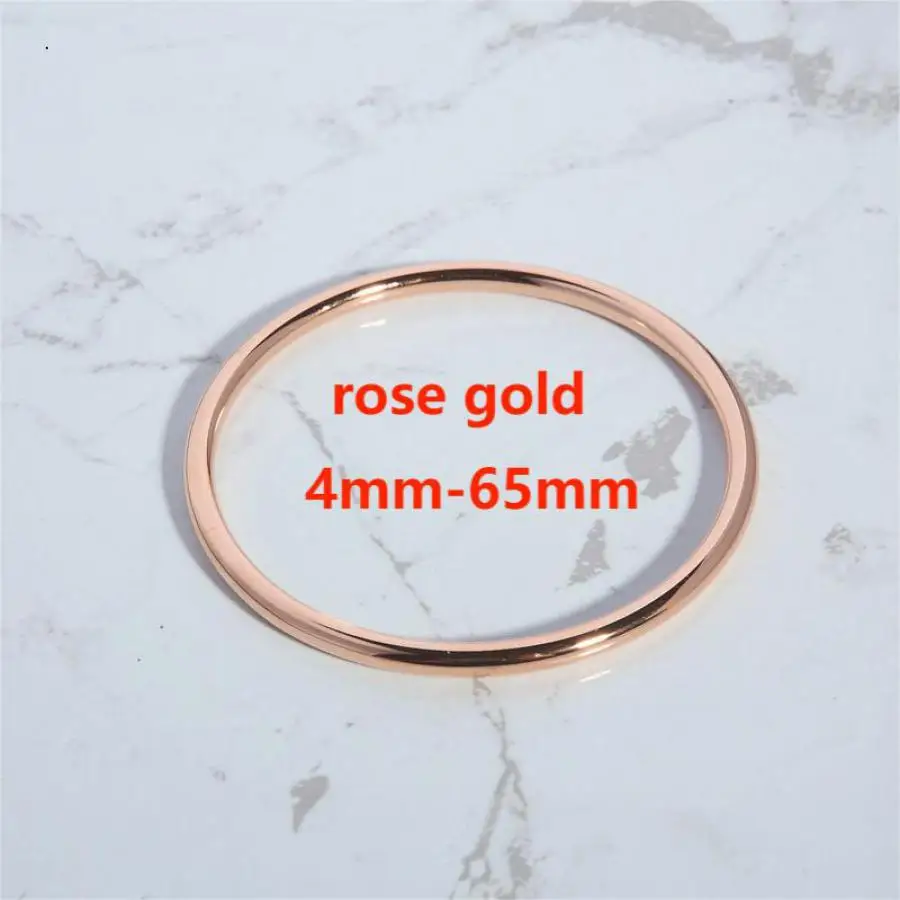 SOMMAR Hot Sale stainless_steel color charms bangle Simple Heritage Gold/Rose Gold Wedding Bracelet Jewelry European Style