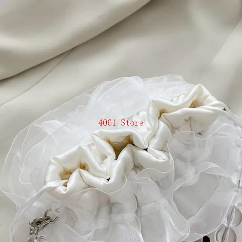 All-matching Bucket Bag for Women Pearl-Clutch Bag Shoulder Bag Ladies Handbag