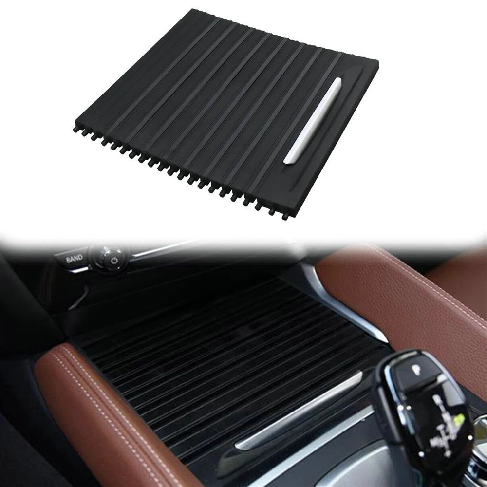 

For BMW X5 X6 F15 F16 Car Console Center Drink Water Cup Holder Sliding Roller Blind Shutter Cover Accessory 51169251973