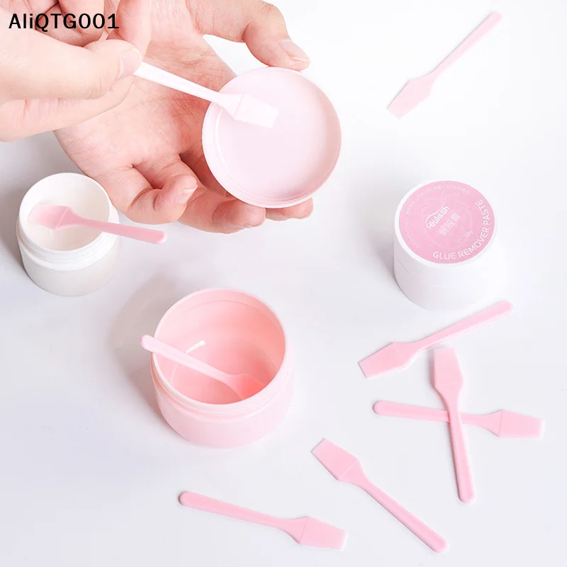 

100 шт. мини-косметические лопаточки, банка для крема для лица, маска для макияжа, смешанные ложки, инструменты для красоты, сделай сам, аппликатор для макияжа глаз и лица, палочки